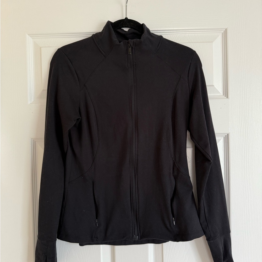 OPEN TO OFFERS!!! all in motion Women's Black Zip Front Bomber Jacket